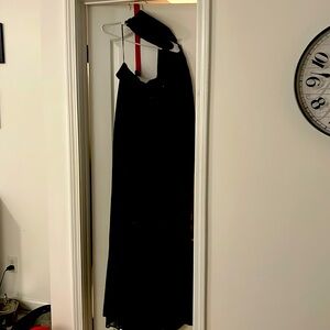 Gorgeous navy blue evening gown or prom dress. Off the shoulder. New with tags.